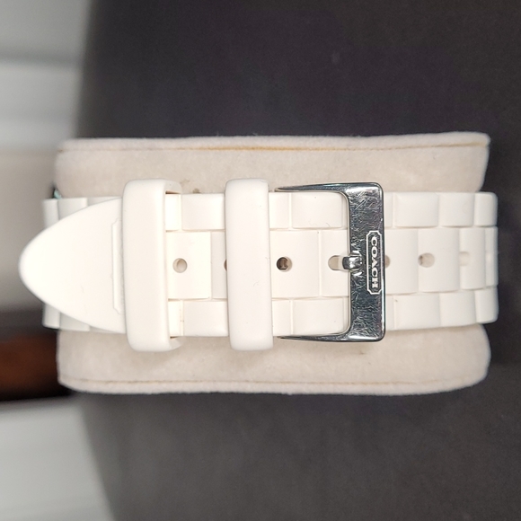 Coach Accessories Coach Watch White Rubber Band Poshmark